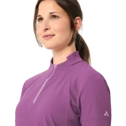 Adlux Half-Zip Fahrrad Shirt Damen