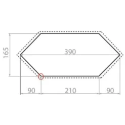 Allround Mark 3 Personen Zeltunterlage