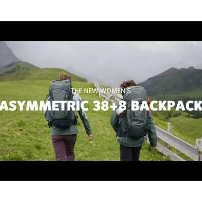 Asymmetric 38+8 Liter Trekkingrucksack Damen