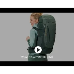 Asymmetric 38+8 Liter Trekkingrucksack Damen