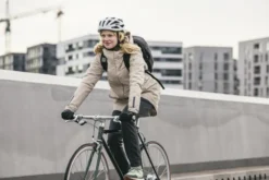 Cyclist II gefütterter Parka Damen - dark sea