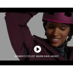 Cyclist warme Fahrrad-Regenjacke Damen