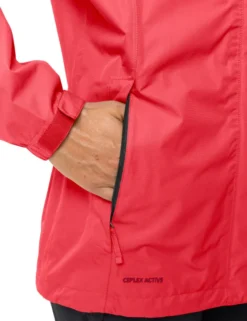 Escape Light Regenjacke Damen - flame