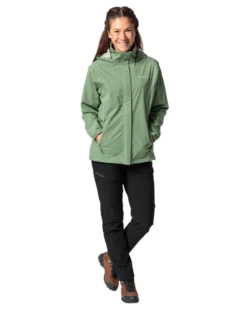 Escape Light Regenjacke Damen - willow green