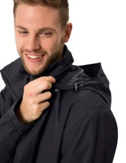 Escape Light Regenjacke Herren - black