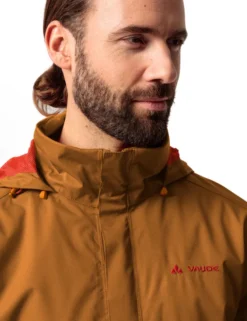 Escape Light Regenjacke Herren - silt brown
