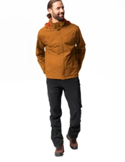 Escape Light Regenjacke Herren - silt brown