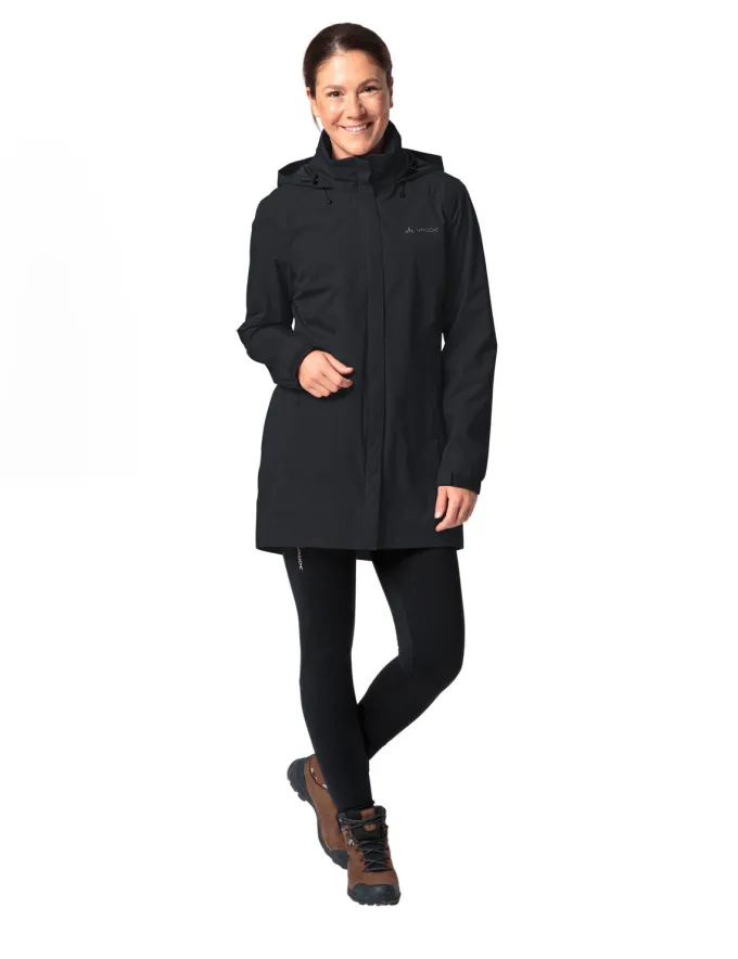 Escape Regen-Parka Damen - black