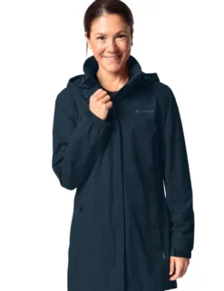 Escape Regen-Parka Damen - dark sea