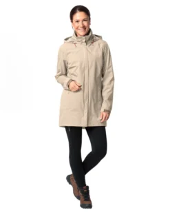 Escape Regen-Parka Damen - linen