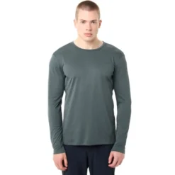 Essential Langarm T-Shirt Herren
