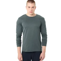 Essential Langarm T-Shirt Herren