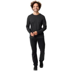 Essential Langarm T-Shirt Herren