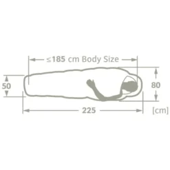 Hochgrat 500 XL - Daunenschlafsack
