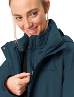 Idris 3-in-1 Parka Damen - dark sea