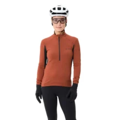 Kuro Fahrrad Half Zip Langarmshirt Damen