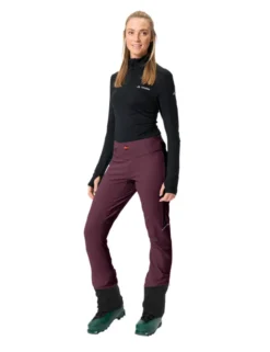 Larice Skitouren Hose Leicht Damen - cassis