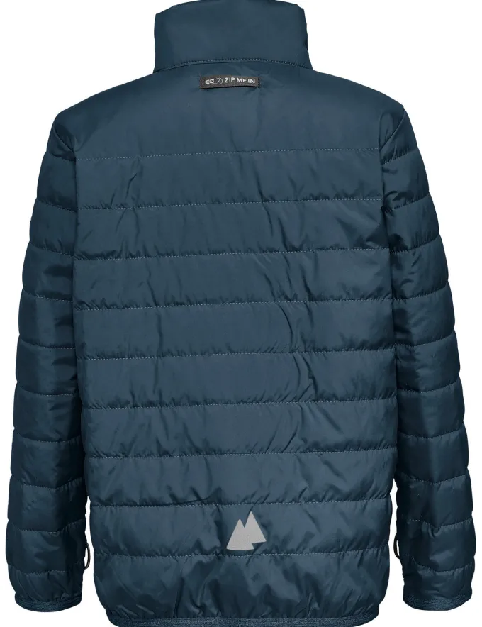 Limax Padded Isolationsjacke Kinder - steelblue