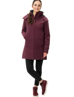 Limford II gefütterter Mantel Damen - cassis