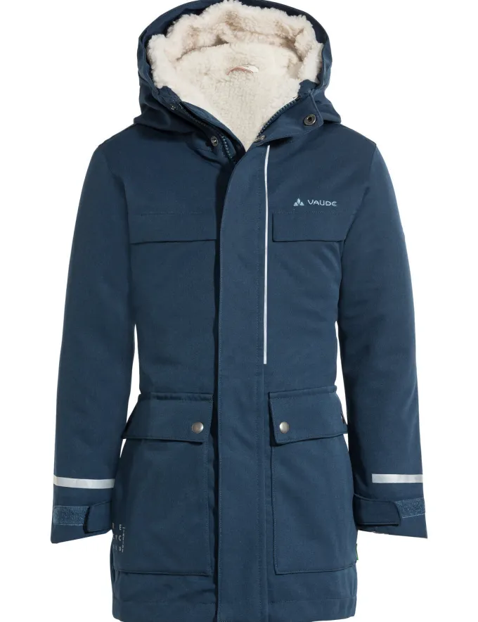 Manukau gefütterter Parka Kinder - dark sea