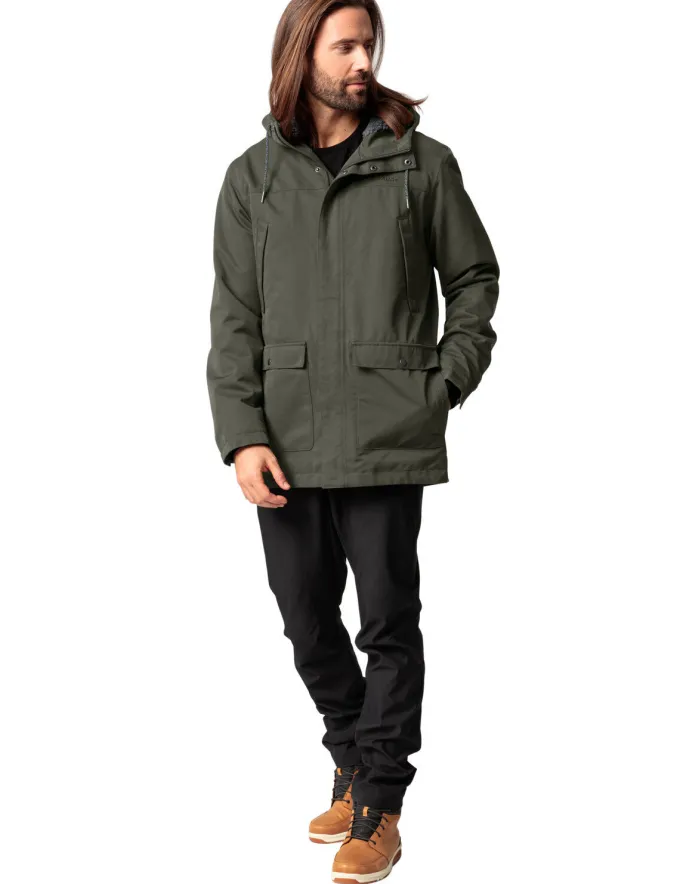Manukau II wasserdichter Parka Herren - khaki uni