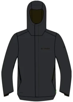 Men's Cyclist Warm Rain Jacket - black uni