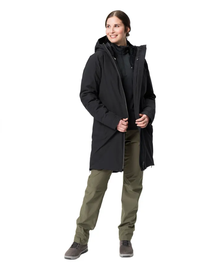 Mineo III wasserdichter Wintermantel Damen - black