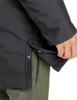 Mineo II wasserdichter Mantel Herren - black uni