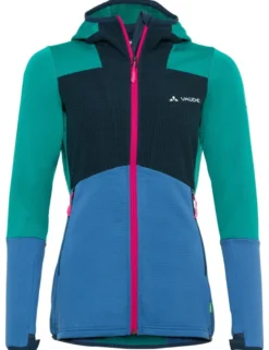 Monviso Grid Fleece Jacke Damen - dark sea