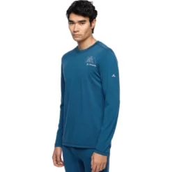 Monviso II Langarm Shirt mit Wolle Herren