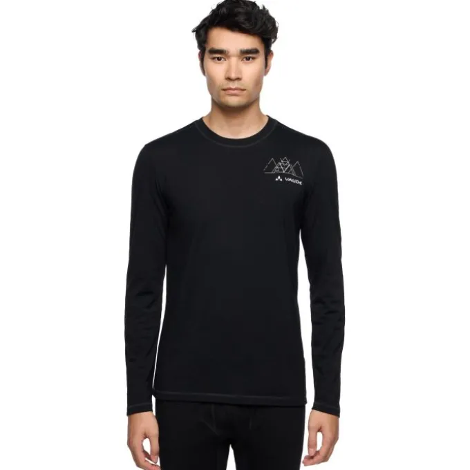 Monviso II Langarm Shirt mit Wolle Herren