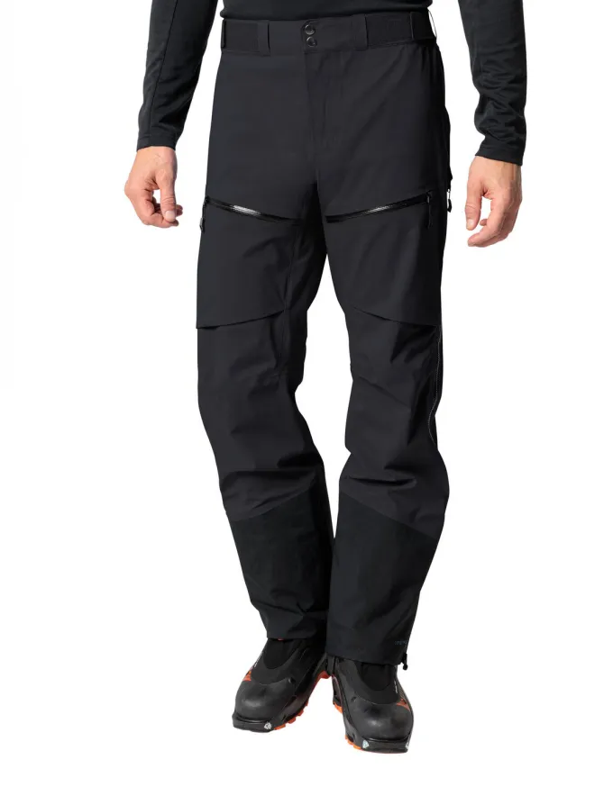 Monviso 3-Lagen alpine Skitourenhose Herren - black