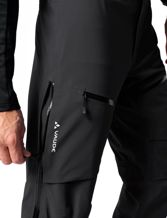Monviso 3-Lagen alpine Skitourenhose Herren - black