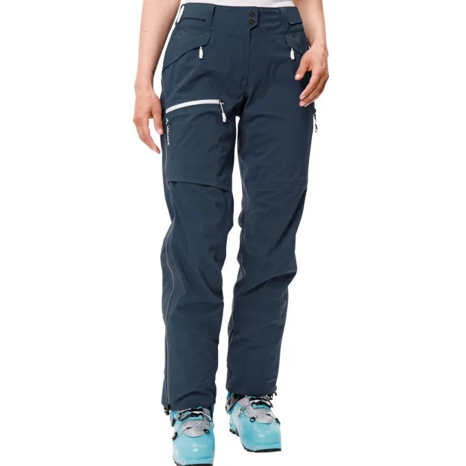 Monviso 3-Lagen Hardshell Hose Damen, dark sea
