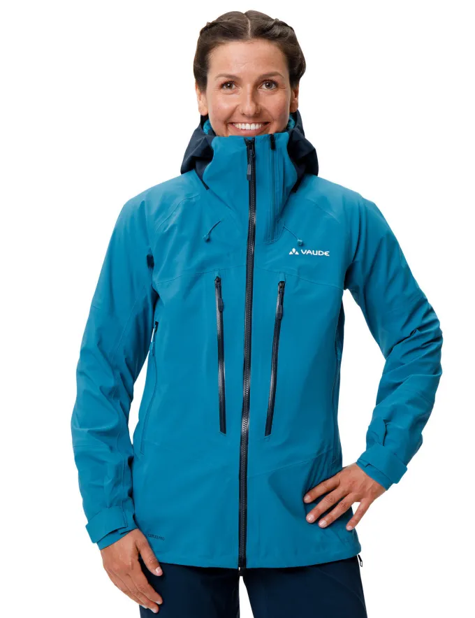 Monviso 3-Lagen Skitourenjacke Damen - atlantic