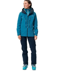 Monviso 3-Lagen Skitourenjacke Damen - atlantic