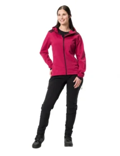 Qimsa Softshelljacke Damen - crimson red