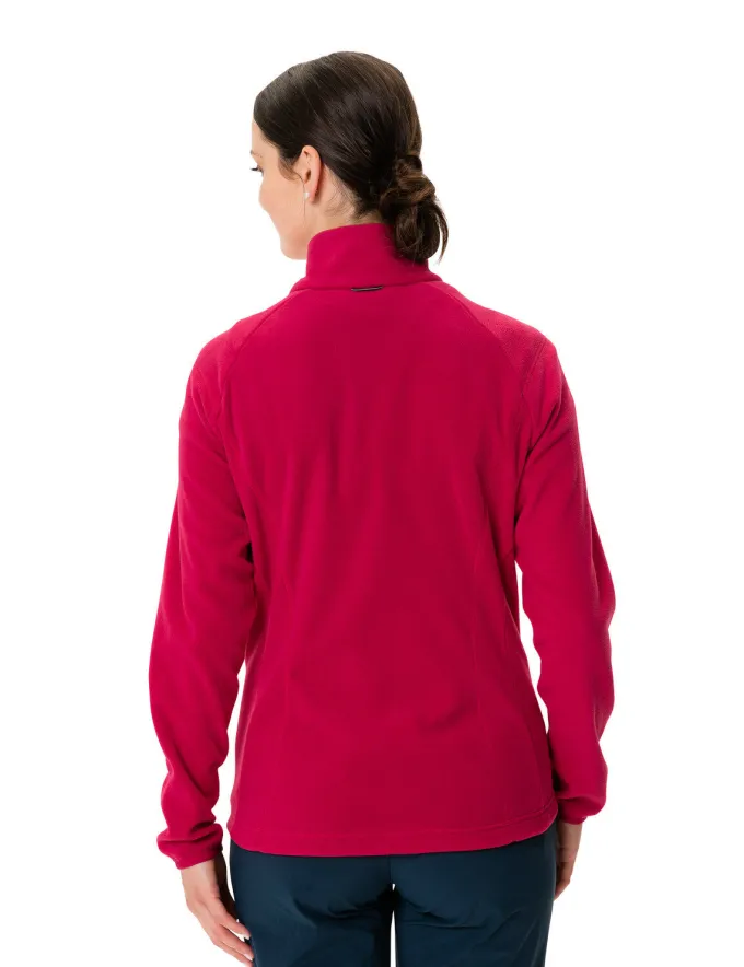 Rosemoor Fleece Jacke Damen - crimson red
