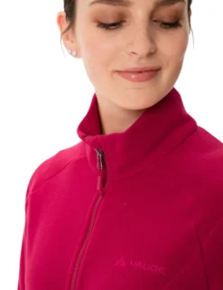 Rosemoor Fleece Jacke Damen - crimson red