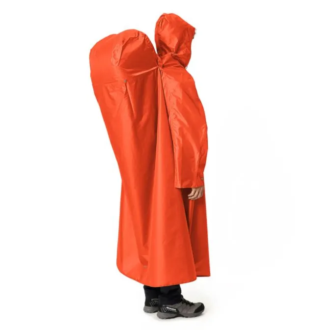 Rucksack Regenponcho Wandern Unisex