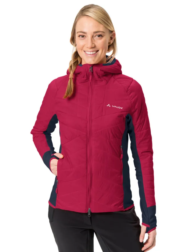 Sesvenna Isolierende Jacke Damen - crimson red