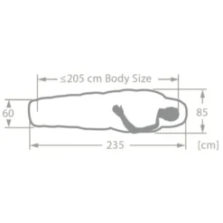 Sioux 400 II XL Kunstfaserschlafsack