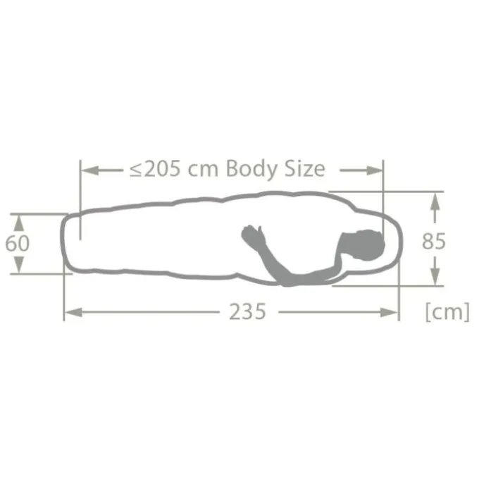 Sioux 400 II XL Kunstfaserschlafsack