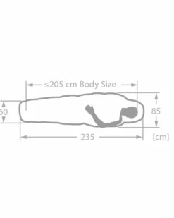 Sioux 400 II XL Kunstfaserschlafsack