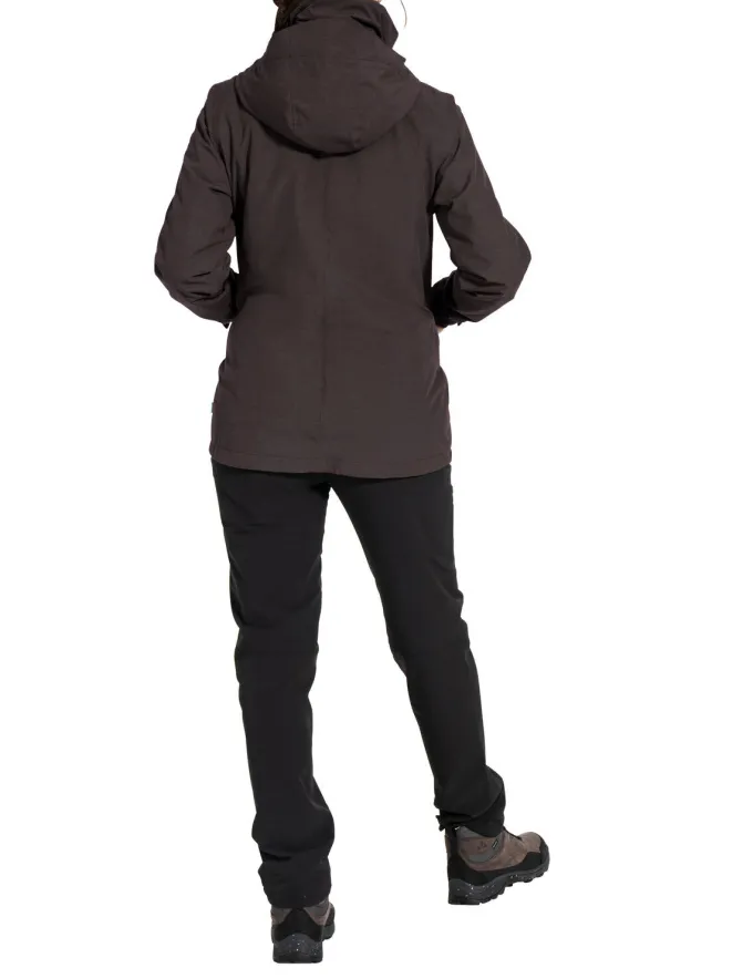 Skomer 3-in-1 Jacke Damen - pecan brown