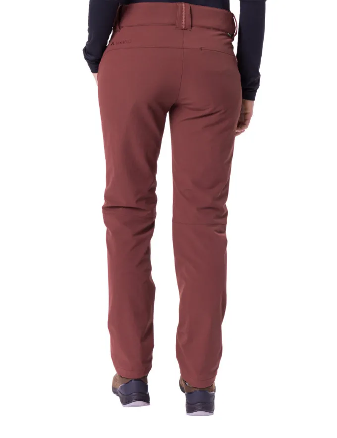 Skomer Softshellhose Damen - dark cherry