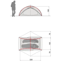 Space 2 Personen Ultraleichtzelt