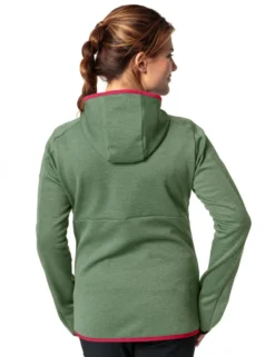 Valsorda Fleece Hoodie Damen - willow green