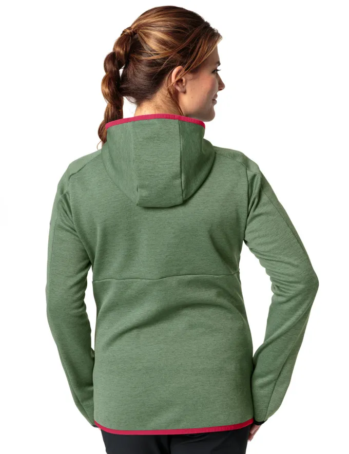 Valsorda Fleece Hoodie Damen - willow green