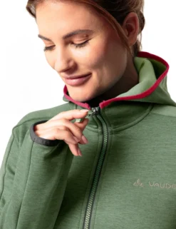 Valsorda Fleece Hoodie Damen - willow green